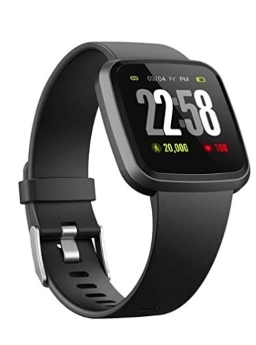 V12 Blood Oxygen Spo2 Heart Rate Monitor Smart Watch Fitness Activity Tracker, New - Lot 577