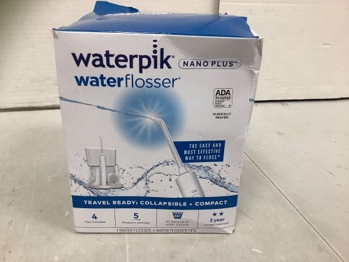 Waterpik Nano Plus Water Flosser, Powers Up, E-Commerce Return - Lot 614