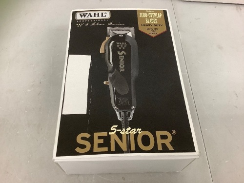 Wahl 5 Star Senior Professional Clipper, Powers Up, E- Commerce Return, Sold As Is - Lot 621