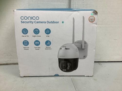 Conico Outdoor Security Camera, Powers Up, E-Commerce Return - Lot 625