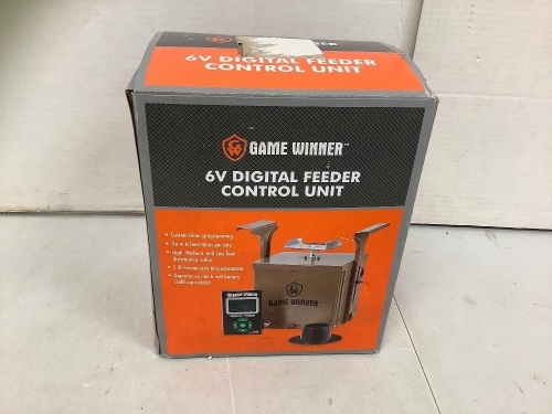 Game Winner 6V Digital Feeder Control Unit, E-Commerce Return - Lot 666