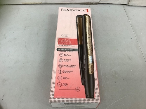 Remington Ceramic Flat Iron, Powers Up, E-Commerce Return - Lot 689