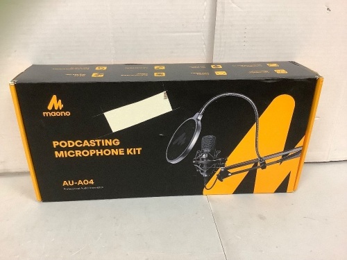 Maono Podcasting Microhphone Kit, E-Comm Return - Lot 700