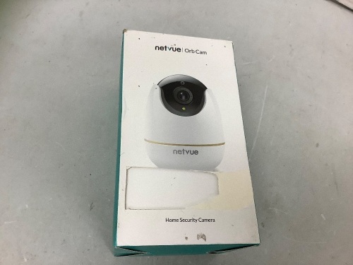 Netvue Orb Home Security Camera, Powers Up, E-Commerce Return - Lot 725