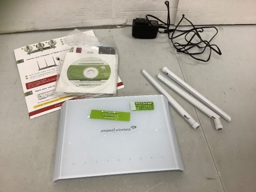 Amped Wireless WiFi Range Extender, E-Comm Return - Lot 747