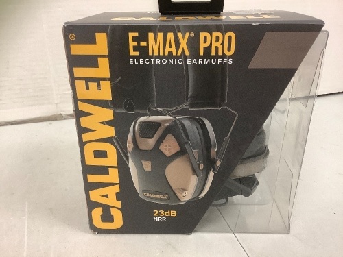Caldwell E-Max Pro Earmuffs, E-Commerce Return - Lot 803