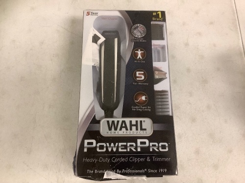 Wahl Power Pro Clipper & Trimmer, Works, E-Commerce Return - Lot 811