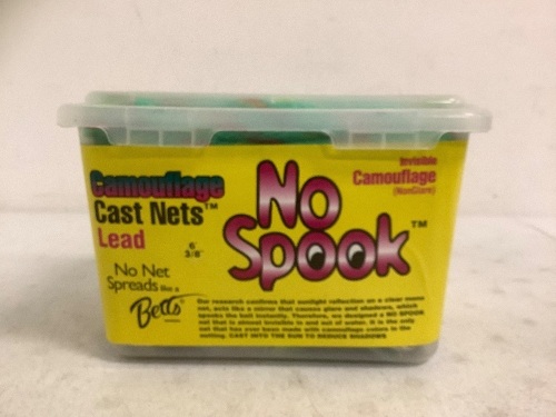 No Spook Camoflage 6' Cast net, E-Commerce Return - Lot 819