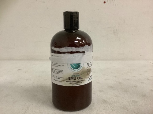 Refined Organic Emu Oil, Appears New - Lot 822
