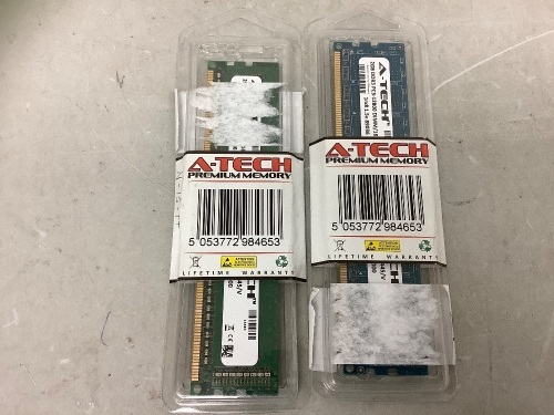 Lot of (2) A-Tech Memory Sticks, E-Commerce Return - Lot 849