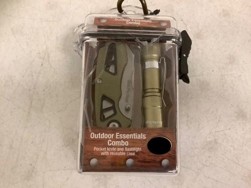 Outdoor Essentials Combo, New, Damaged Case - Lot 852