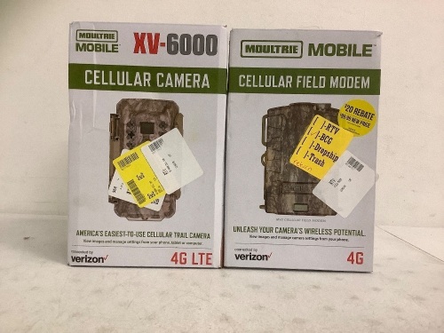 Lot of (2) Moultrie Trail Cameras, Untested, E-Commerce Return - Lot 884