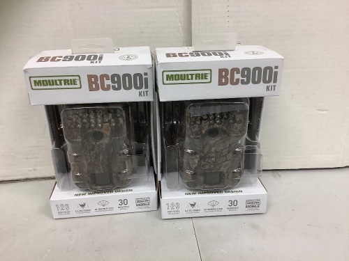 Lot of (2) Moultrie Trail Cameras, Untested, E-Commerce Return - Lot 948