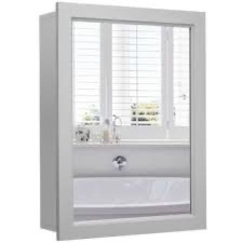 Wall Mounted Mirrored Medicine Cabinet w/Shelf - Lot 164