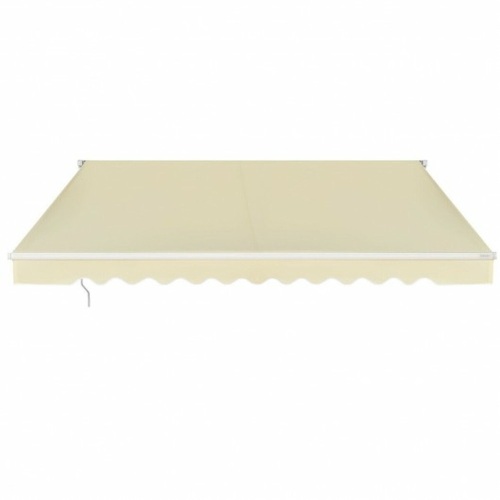 Outdoor Manual Retractable Awning Cover Shelter Patio Sun Shade - Lot 169