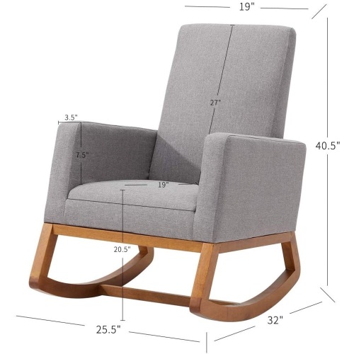 Mid Century Accent Rocking Chair - Lot 294