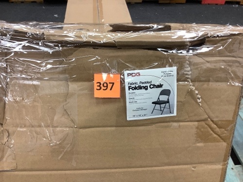 Padded Fabric Folding Chair - Lot 397