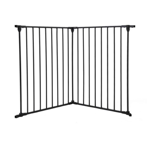 2 Panel Fireplace Fence Extension Guard for Baby, Dog - Lot 2908