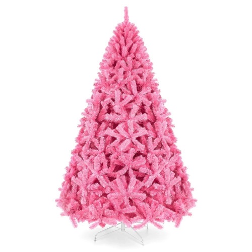 Pink Artificial Fir Christmas Tree w/ Foldable Stand - 6ft - Lot 3024