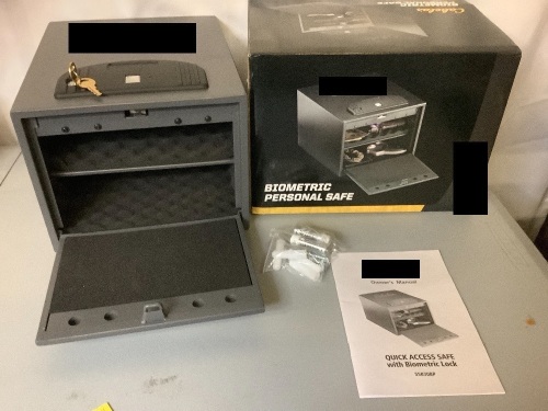 Biometric Personal Safe, Quick Access Safe with Biometric Lock, Appears New  - Lot 124