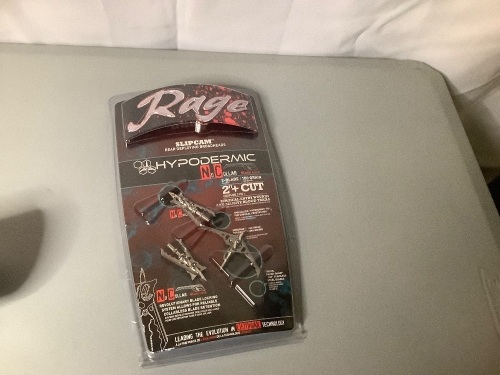 Rage, SlipCam 2-Blade-100 Grain, Appears New - Lot 126