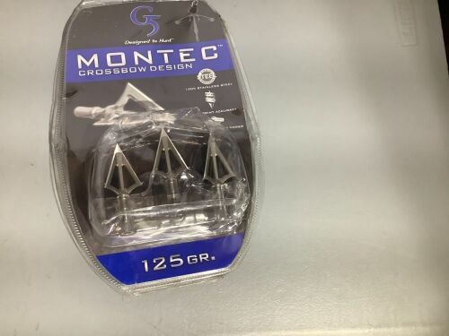 Montec Crossbow Design 125 Gr. Ecommerce Return - Lot 137