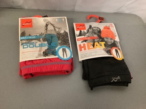 Lot of (2) Girls Baselayer, Medium, Appears New - Lot 193
