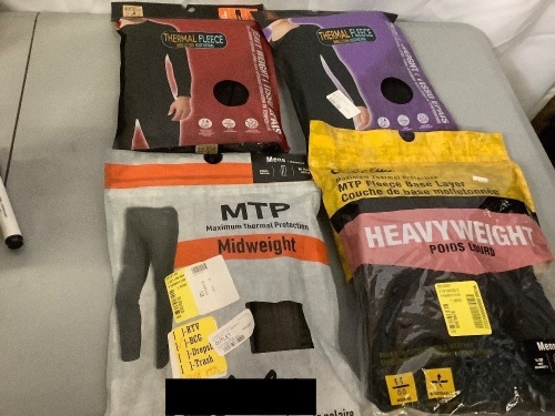 Lot of (4) Thermals, Misc. Sizes and Styles, Ecommerce Return - Lot 212