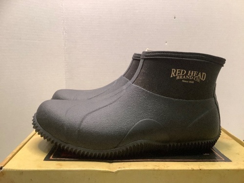 Red Head Mallard Low Rubber Boots, 11, Appears New - Lot 227