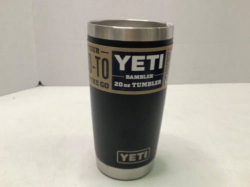Yeti Rambler 20oz Tumbler, Missing Lid, Ecommerce Return - Lot 271