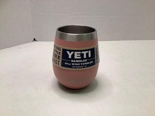 Yeti Rambler 10oz Wine Tumbler, Missing Lid, Ecommerce Return - Lot 273