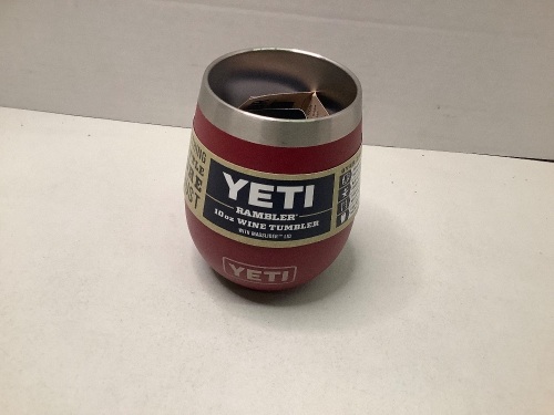 Yeti Rambler, 10oz Wine Tumbler, No lid, Appears New - Lot 283