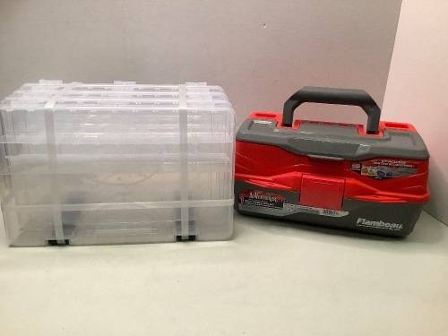 Flambeau Tackle Box and Storage Containers, Appears New - Lot 285
