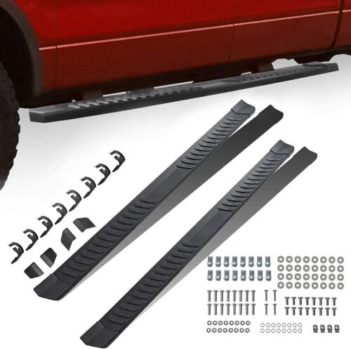 MOSTPLUS Aluminum Running Board Nerf Bar Compatible for 2004-2014 Ford F150 Super/Extented Cab 6 inches Side Step - Lot 95