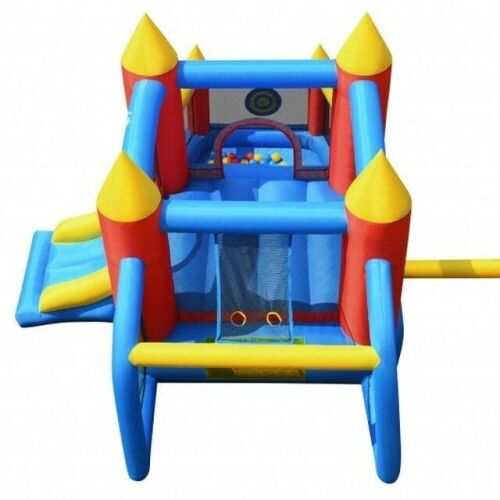 Inflatable Bounce House Slide Jumping Castle Soccer Goal Ball Pit w/out Blower  - Lot 163