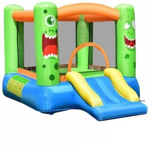 Costway Inflatable Bounce House Jumping Castle with Slide - No Blower  - Lot 173