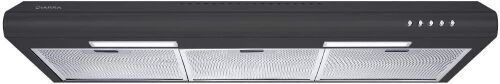 CIARRA Under Cabinet Range Hood 30 inch with Anti-fingerprint Design, Black Slim Vent Hood with 3 Speed Exhaust Fan, Ducted and Ductless Convertible - Lot 293
