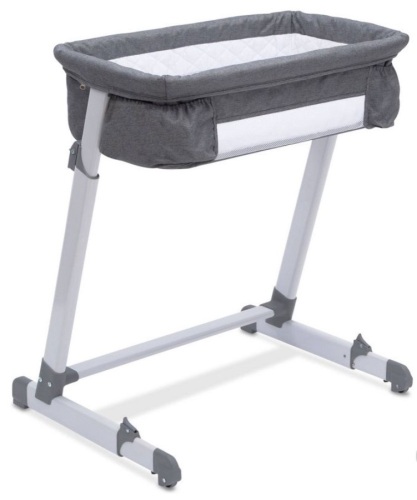 Simmons Kids' By The Bed City Sleeper Bassinet - Gray Tweed  - Lot 322