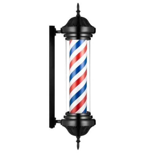 30" Rotating LED Stripes Barber Pole Light  - Lot 413