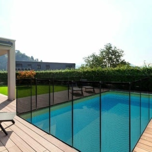 Costway 4’ x 12’ Swimming Pool Fence Safety Mesh Barrier  - Lot 449