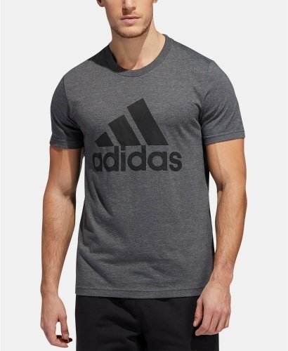 Lot of (2) Men's Adidas Basic Badge of Sport T-Shirt, XS  - Lot 566