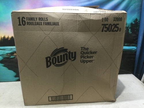Bounty Paper Towels, 16 Family Rolls  - Lot 656