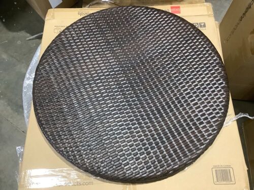 Lot of (10) Wicker Patio Table Tops - TOP ONLY - Lot 668