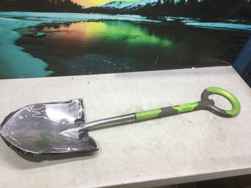 Radius Garden 202 PRO Ergonomic Stainless Steel Shovel, Original Green   - Lot 856