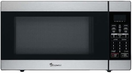 Magic Chef 1.8 Cu ft 1100W Stainless Microwave W/Digital Touch & Timer - Lot 936