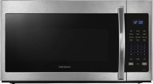 Insignia 1.6 Cu. Ft. Over-the-Range Microwave Stainless steel - Lot 63