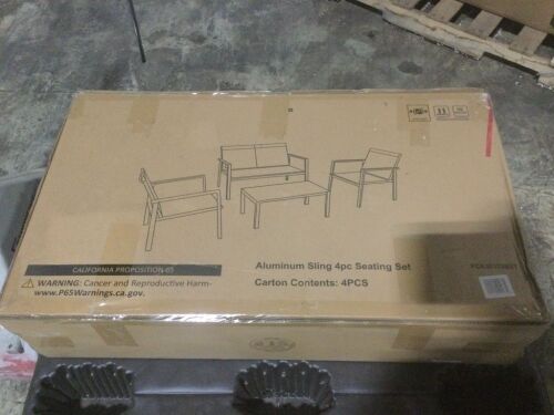 Aluminum Sling 4 Pc Seating Set  - Lot 153