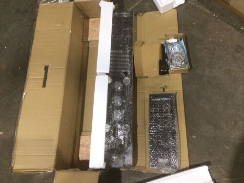 Ello&Allo Stainless Steel Shower Panel System, Rain Massage Jets, LED Light - Lot 254