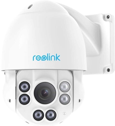 REOLINK PTZ Security Camera Outdoor 5MP Super HD, 360° Pan 90° Tilt, 4X Optical Zoom, 2.7-12 mm Motorized Auto-Focus Lens, 190ft IR Night Vision, IP66 Waterproof, PoE IP Camera - Lot 264