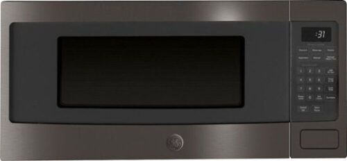 GE Profile 1.1 Cu. Ft. Microwave Black Stainless Steel - Lot 316